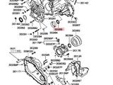 Сальник mitsubishi трансмиссии md731708 ORIGINAL за 3 900 тг. в Алматы