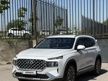 Hyundai Santa Fe 2021 года за 15 200 000 тг. в Алматы – фото 2