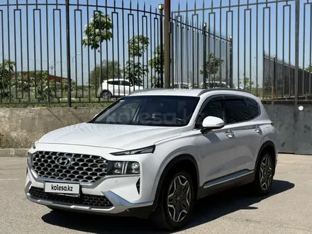 Hyundai Santa Fe 2021 года за 15 200 000 тг. в Алматы – фото 8