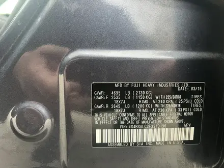 Subaru Outback 2015 года за 6 200 000 тг. в Актау – фото 8