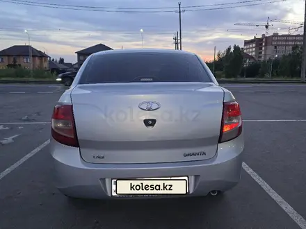ВАЗ (Lada) Granta 2190 2013 года за 2 200 000 тг. в Астана – фото 4