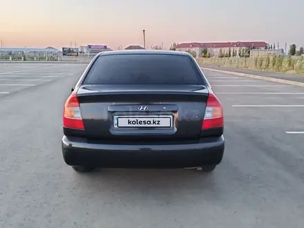 Hyundai Accent 2005 года за 1 616 666 тг. в Актобе – фото 6