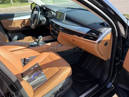 BMW X6 2016 года за 17 900 000 тг. в Астана – фото 12