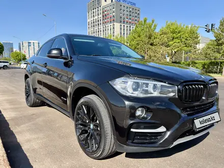 BMW X6 2016 года за 17 900 000 тг. в Астана – фото 3