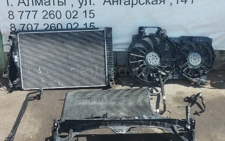 Диффузор в сборе с вентиляторами на Audi A6 C6 A4 B6 B7 за 50 000 тг. в Алматы