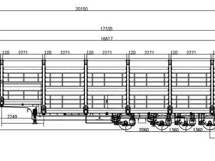 Benchi Heavy Industry  128м³ 4-осный полуприцеп с боковой шторкой 2025 года за 15 099 370 тг. в Алматы – фото 15