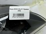 Фара б/у оригинал правая и левая от BMW E71, E72 2007-2012 за 1 000 тг. в Алматы – фото 2