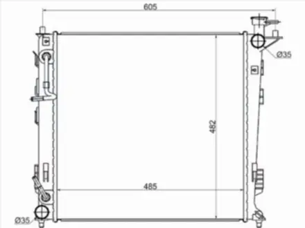 Радиатор за 34 900 тг. в Шымкент