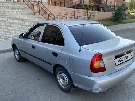 Hyundai Accent 2005 года за 2 100 000 тг. в Актобе – фото 5