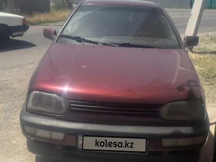 Volkswagen Golf 1993 года за 1 700 000 тг. в Тараз – фото 2