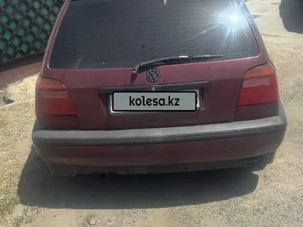 Volkswagen Golf 1993 года за 1 700 000 тг. в Тараз – фото 4