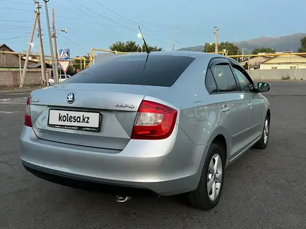 Skoda Rapid 2014 года за 4 100 000 тг. в Алматы – фото 4