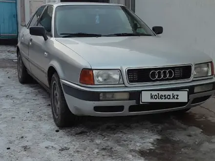 Audi 80 1992 года за 1 800 000 тг. в Талдыкорган – фото 2