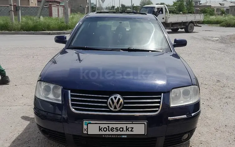 Volkswagen Passat 2002 годаүшін3 000 000 тг. в Шымкент