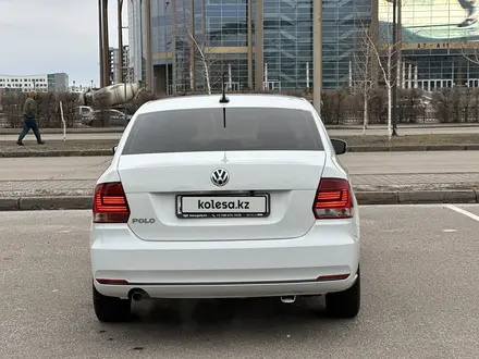Volkswagen Polo 2018 года за 6 700 000 тг. в Астана – фото 9