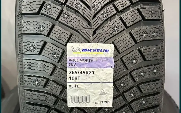 Michelin X-ice North 4 265/45/21 шипыүшін1 200 000 тг. в Астана