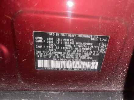 Subaru Outback 2015 года за 4 200 000 тг. в Актау – фото 14