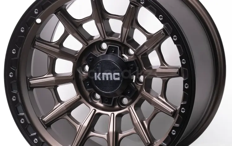 Диски KMC Carnage R17 9J 6x139, 7 ET0 ЦО110 bronze + black lip polish за 320 000 тг. в Алматы