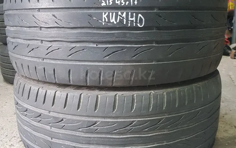 Резина 215/45 r17 kumho из Японии за 32 000 тг. в Алматы