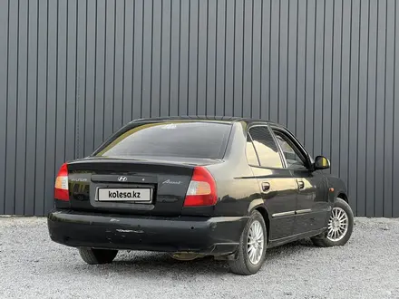 Hyundai Accent 2007 года за 2 750 000 тг. в Актобе – фото 4