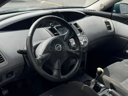 Nissan Primera 2002 года за 1 240 000 тг. в Алматы – фото 5