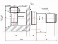 Шрус внутренний, граната внутреняя за 16 950 тг. в Астана