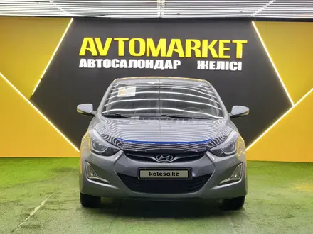 Hyundai Elantra 2014 года за 5 900 000 тг. в Астана – фото 2