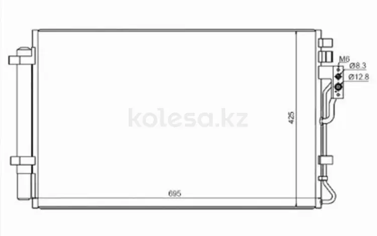 Радиатор кондиционера за 22 200 тг. в Павлодар