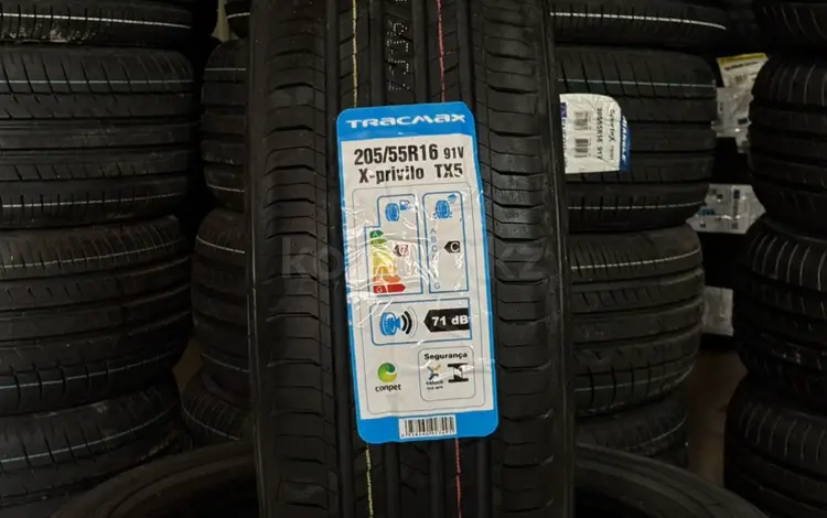 Летние шины Tracmax + подарки 205/55 R16 91V за 23 000 тг. в Астана