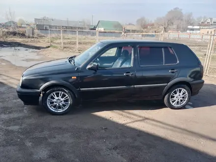 Volkswagen Golf 1993 года за 1 800 000 тг. в Шамалган – фото 4