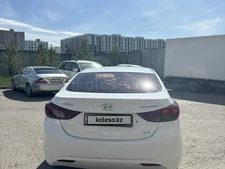 Hyundai Elantra 2013 года за 5 400 000 тг. в Астана – фото 3