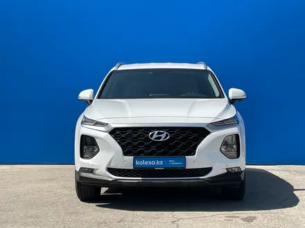 Hyundai Santa Fe 2019 года за 11 950 000 тг. в Алматы – фото 2