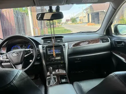 Toyota Camry 2016 года за 11 800 000 тг. в Шымкент – фото 9