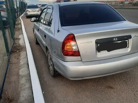 Hyundai Accent 2004 года за 2 600 000 тг. в Астана – фото 4