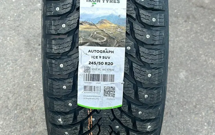 245 50 R20 зимние шины Ikon Autograph ice 9 бывший Nokian Hakka 9 2024 годfor130 000 тг. в Астана