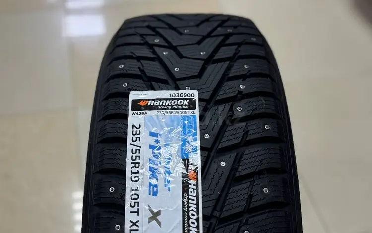 Автошина 235/55 R19 Hankook Winter iPike X 105T (шип) за 82 000 тг. в Уральск