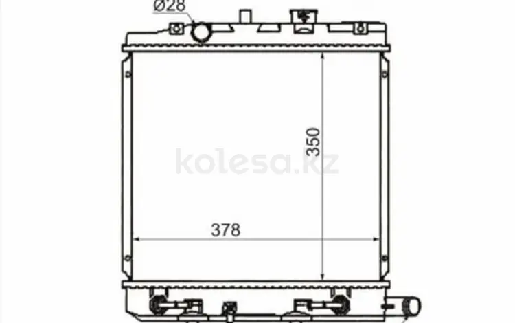 Радиатор охлаждения двигателя за 20 200 тг. в Караганда