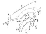 Крыло передний VW Polo 2020-23үшін31 000 тг. в Алматы