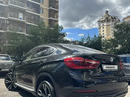 BMW X6 2017 года за 21 000 000 тг. в Астана – фото 6