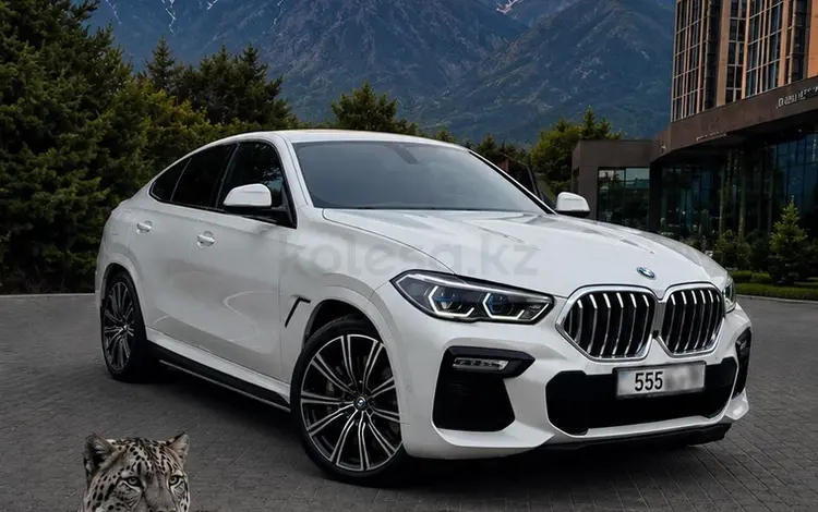 BMW X6 2020 года за 33 900 000 тг. в Алматы