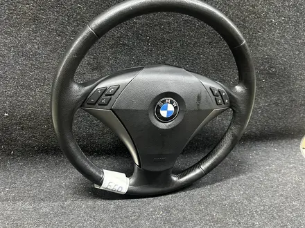 Руль bmw 5 series E60 за 40 000 тг. в Караганда – фото 3