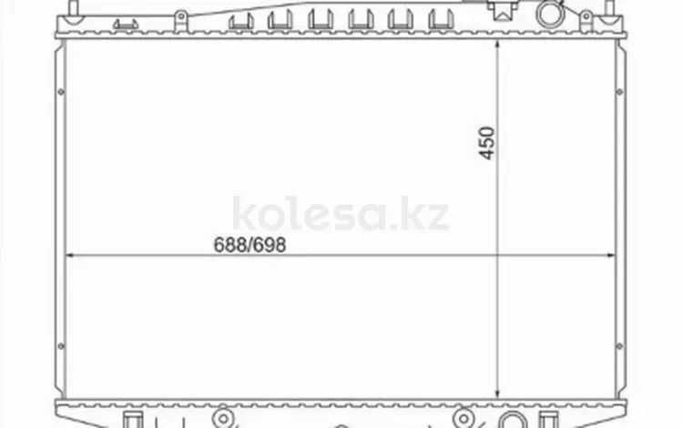 Радиатор двигателя за 31 550 тг. в Павлодар