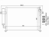 Радиатор кондиционера за 21 100 тг. в Алматы