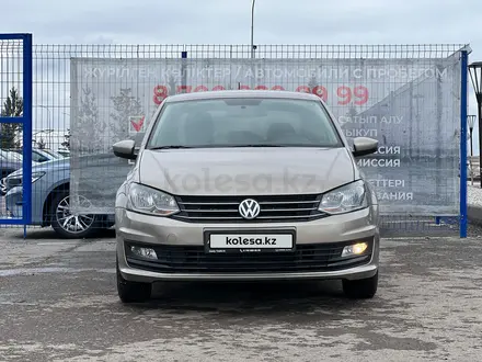 Volkswagen Polo 2018 года за 6 900 000 тг. в Астана – фото 2