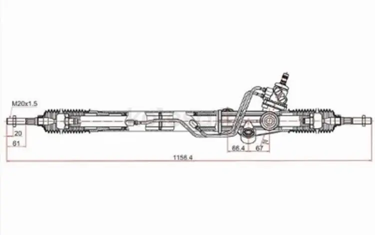 Рейка рулевая за 75 750 тг. в Кокшетау