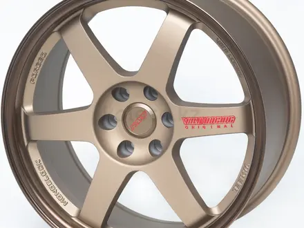 TE37 R18 10.5J 5X120 ET25 72, 6 Bronze + Milling Letter Red за 420 000 тг. в Алматы