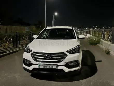 Hyundai Santa Fe 2018 года за 9 500 000 тг. в Шымкент – фото 3