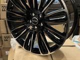 Новые диски на Range Rover R22 черные с полировкой за 155 000 тг. в Алматы – фото 4