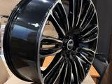 Новые диски на Range Rover R22 черные с полировкой за 155 000 тг. в Алматы – фото 3