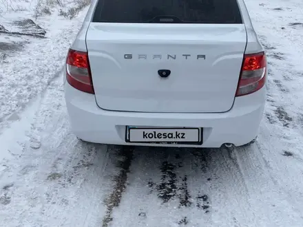 ВАЗ (Lada) Granta 2190 2013 года за 1 800 000 тг. в Темиртау – фото 8